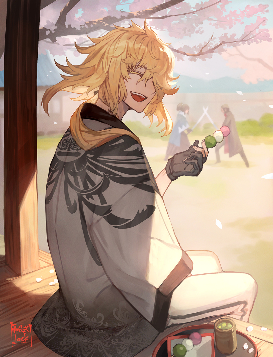 This is a pixiv picture whose title is 御前🌸.