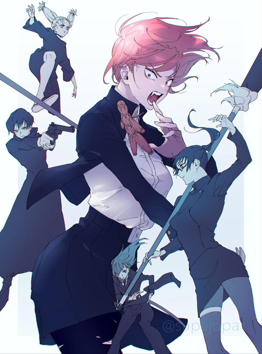 This is a pixiv picture whose title is 大乱闘.