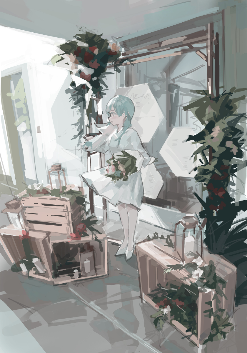 This is a pixiv picture whose title is waiting.