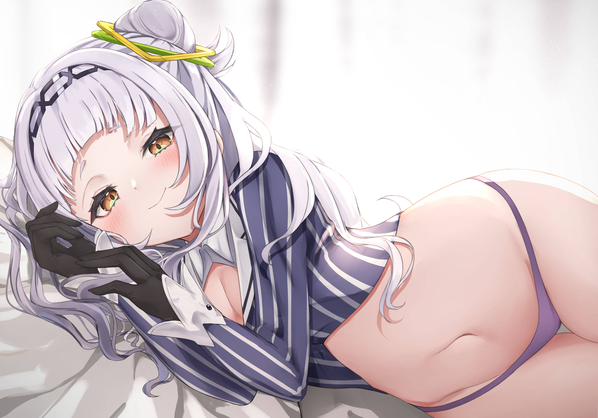 This is a pixiv picture whose title is 添い寝シオン.