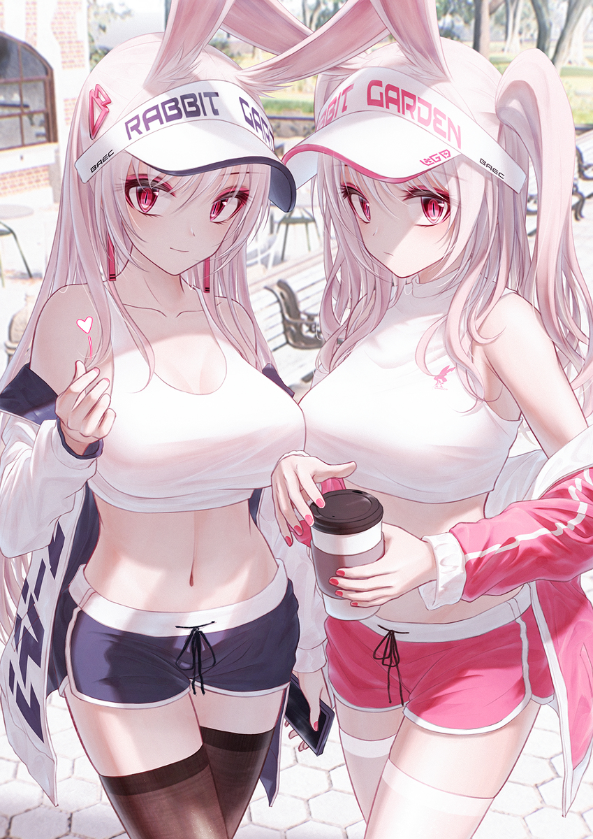 This is a pixiv picture whose title is Li-za & Li-ne.