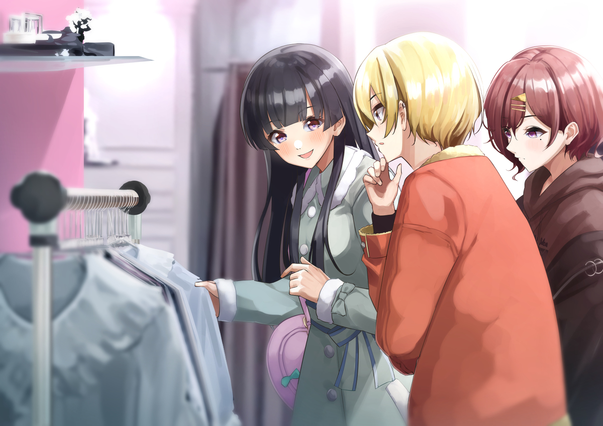 This is a pixiv picture whose title is 黛アドバイザーによるファッション講座.