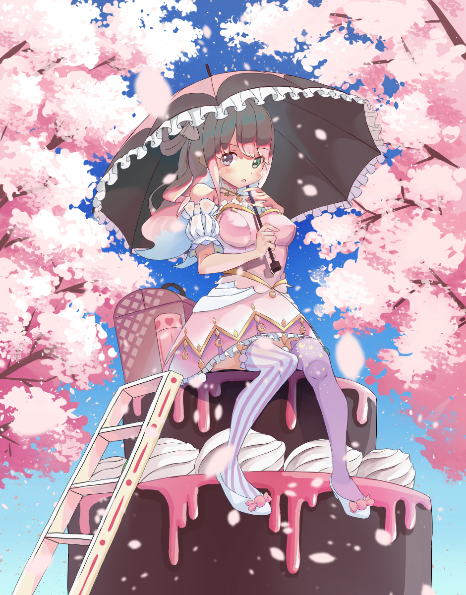 This is a pixiv picture whose title is 109日目 『春ルーナ』.