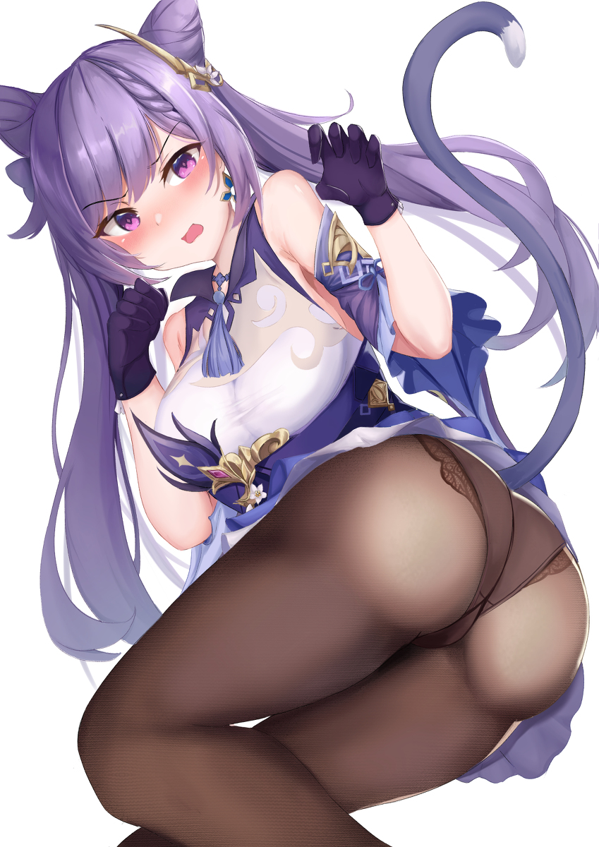 This is a pixiv picture whose title is 刻晴.