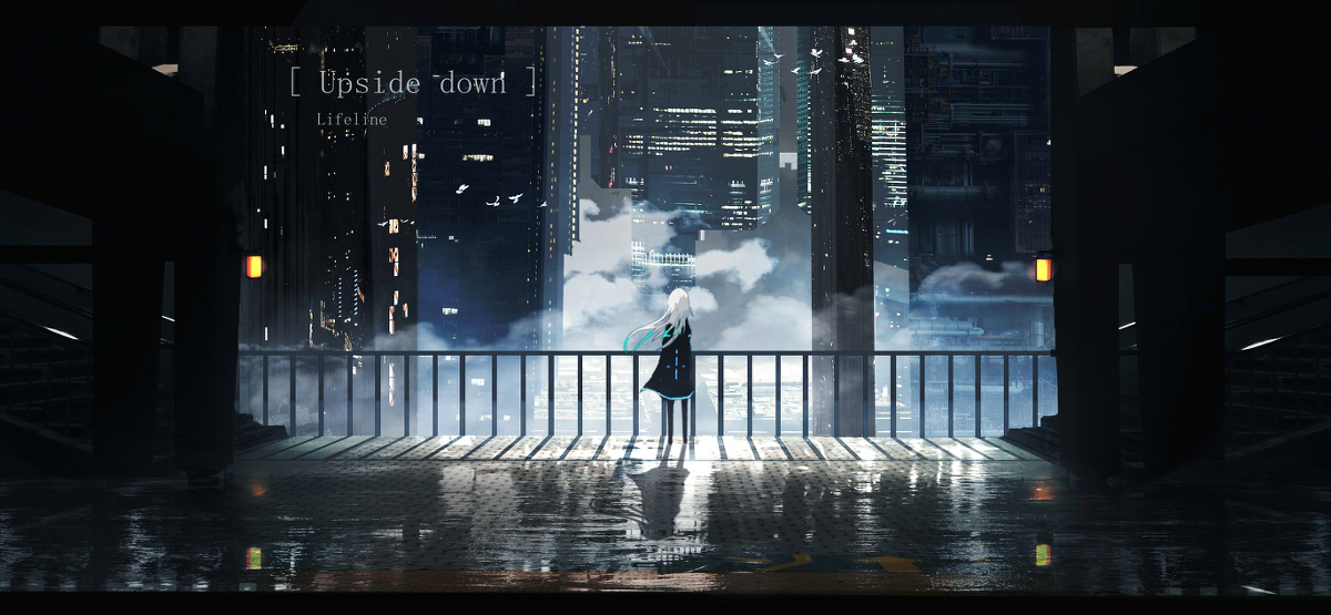 This is a pixiv picture whose title is 倒悬.
