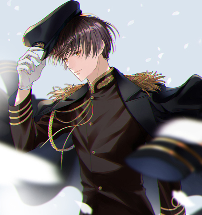 This is a pixiv picture whose title is 🌸.