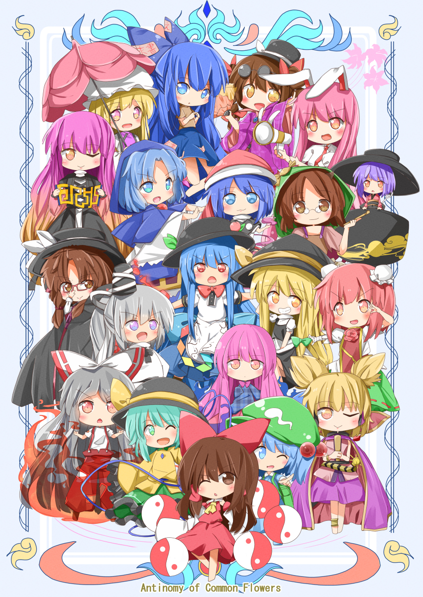 This is a pixiv picture whose title is 東方憑依華.