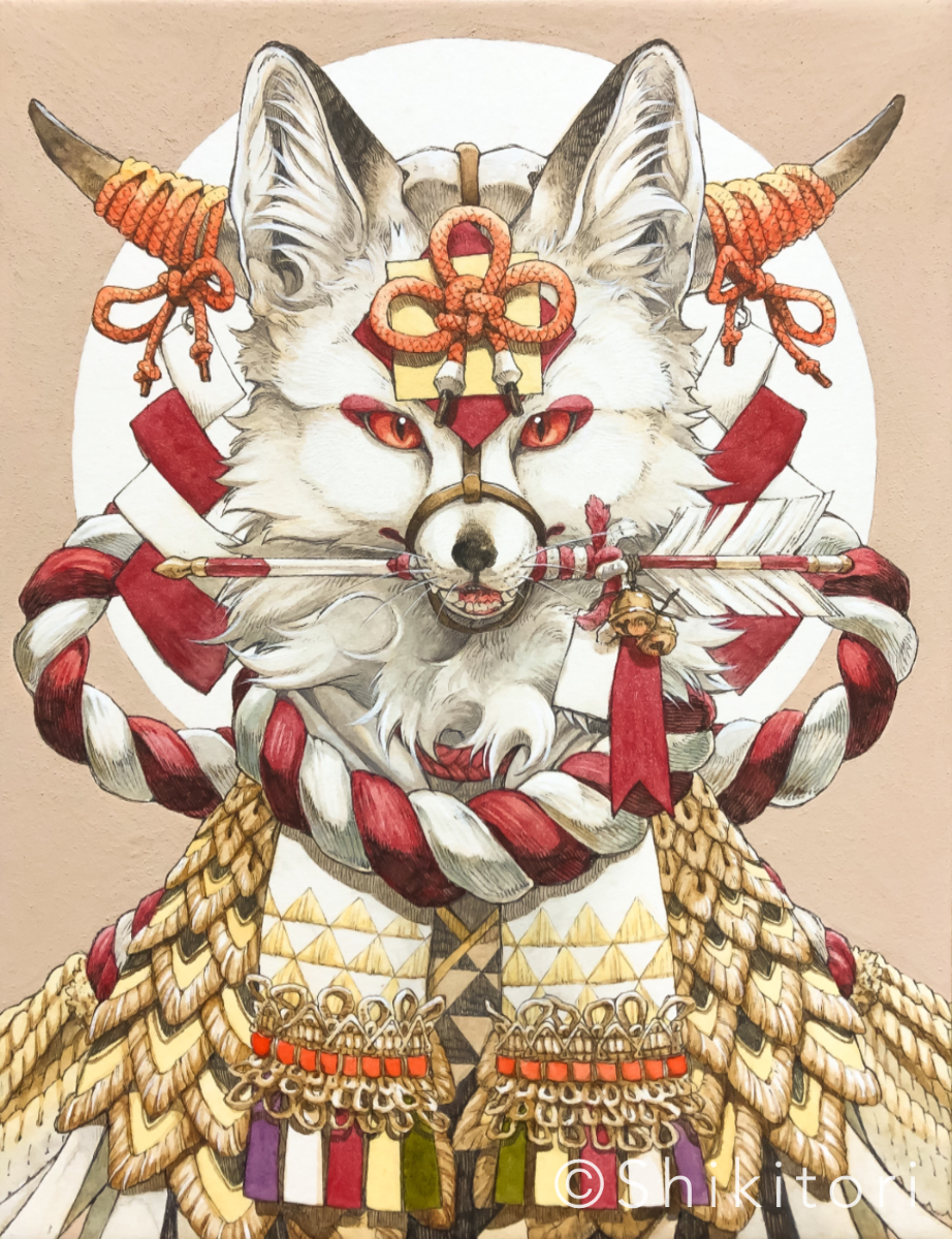 This is a pixiv picture whose title is 白纏.
