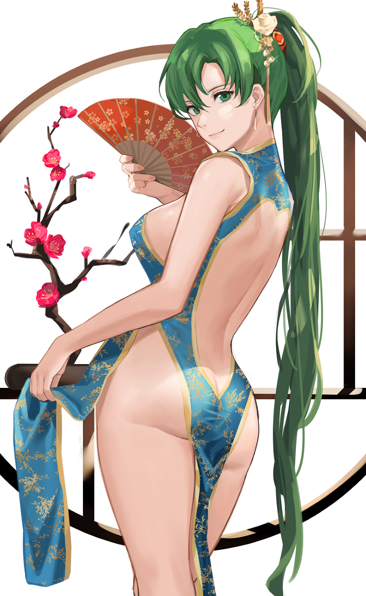 This is a pixiv picture whose title is Qipao Lyn.