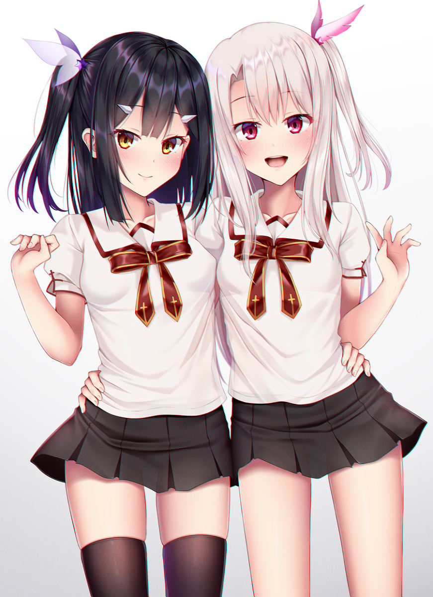 This is a pixiv picture whose title is イリみゆ.