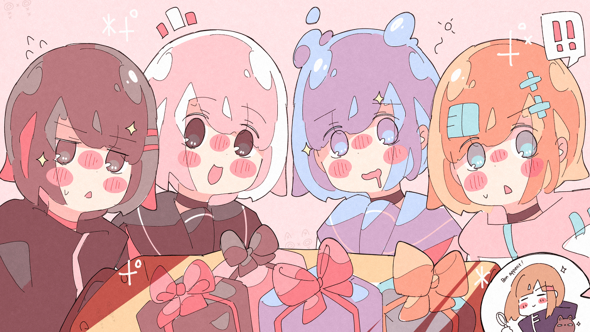 This is a pixiv picture whose title is 「ハッピーバレンタイン2021🍫」.