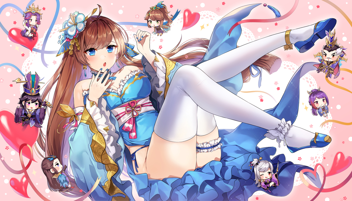This is a pixiv picture whose title is 名将伝 イラスト.