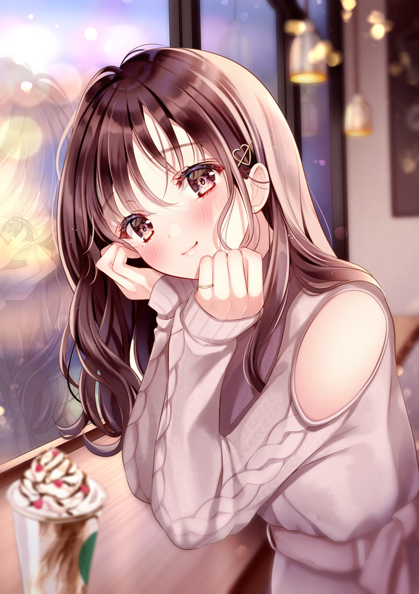 This is a pixiv picture whose title is melty♥.