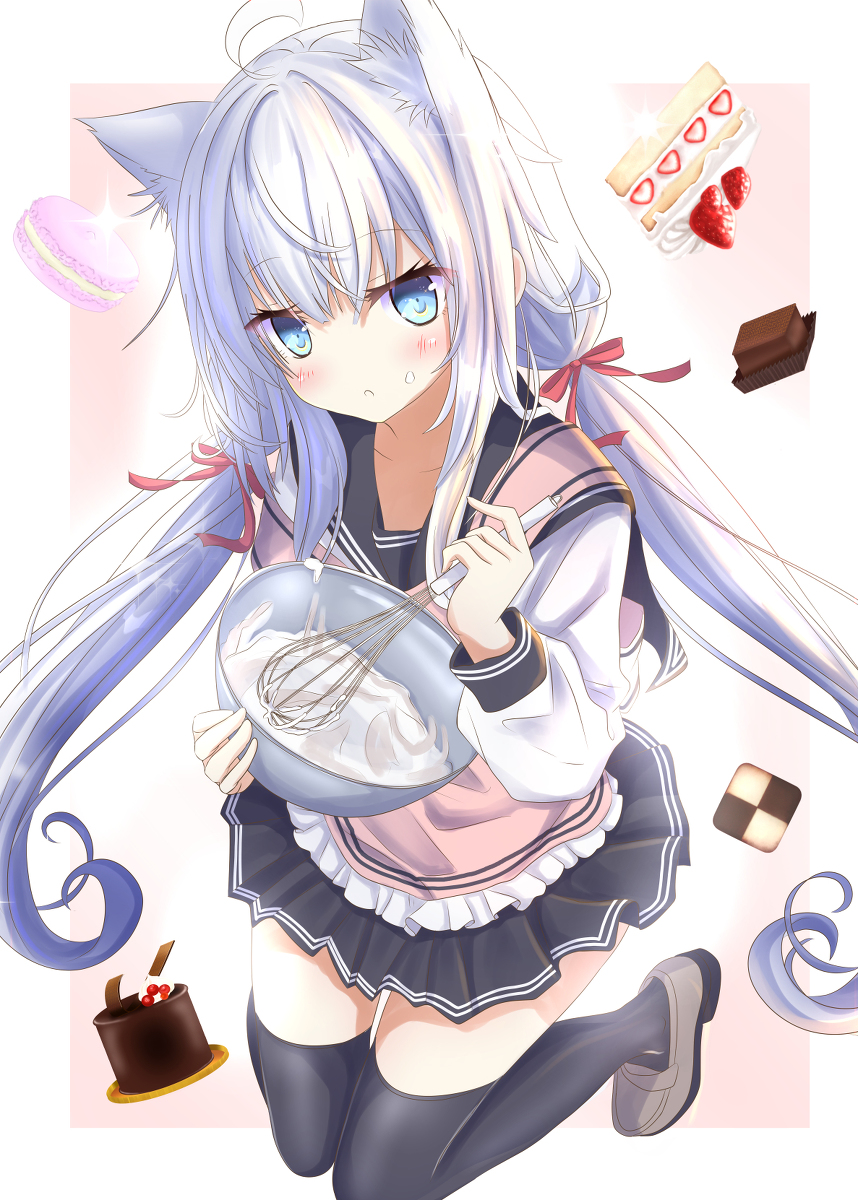 This is a pixiv picture whose title is バレンタイン準備ヴェルちゃん.