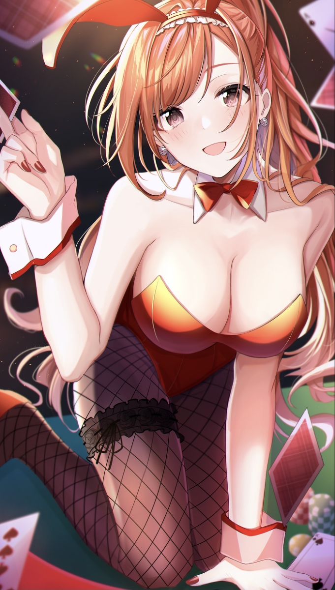 This is a pixiv picture whose title is バニー夏葉.