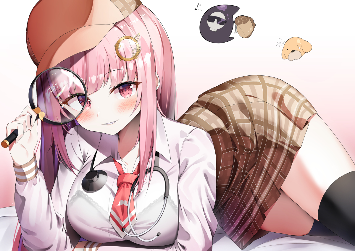 This is a pixiv picture whose title is Mori Calliope.