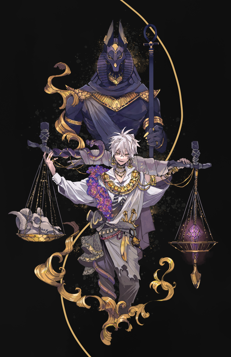 This is a pixiv picture whose title is アヌビス.