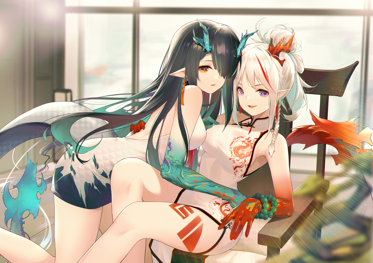 This is a pixiv picture whose title is 夕年快乐.