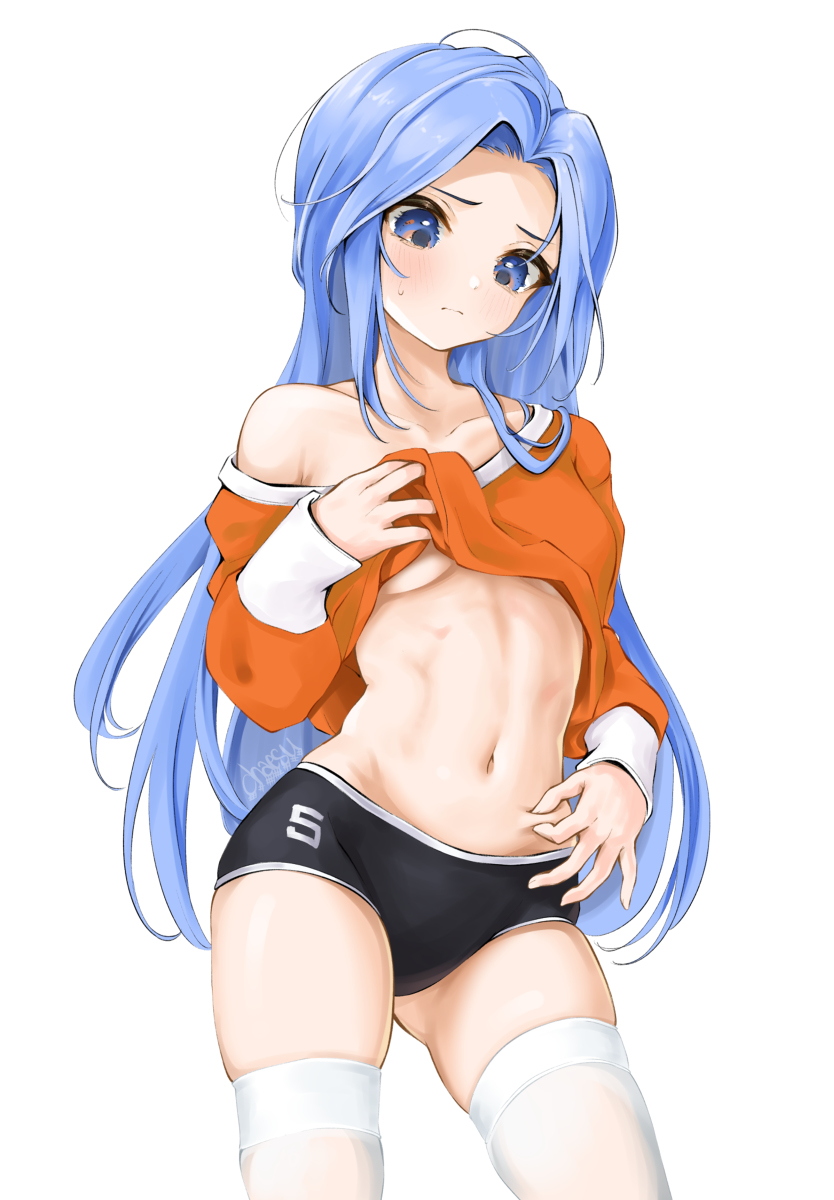 This is a pixiv picture whose title is Tummy.