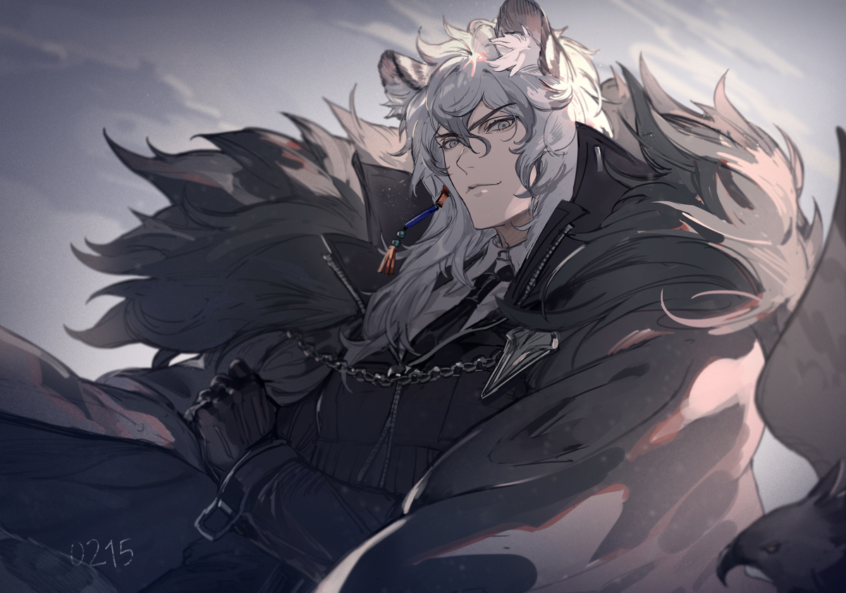This is a pixiv picture whose title is シルバーアッシュ20210215.