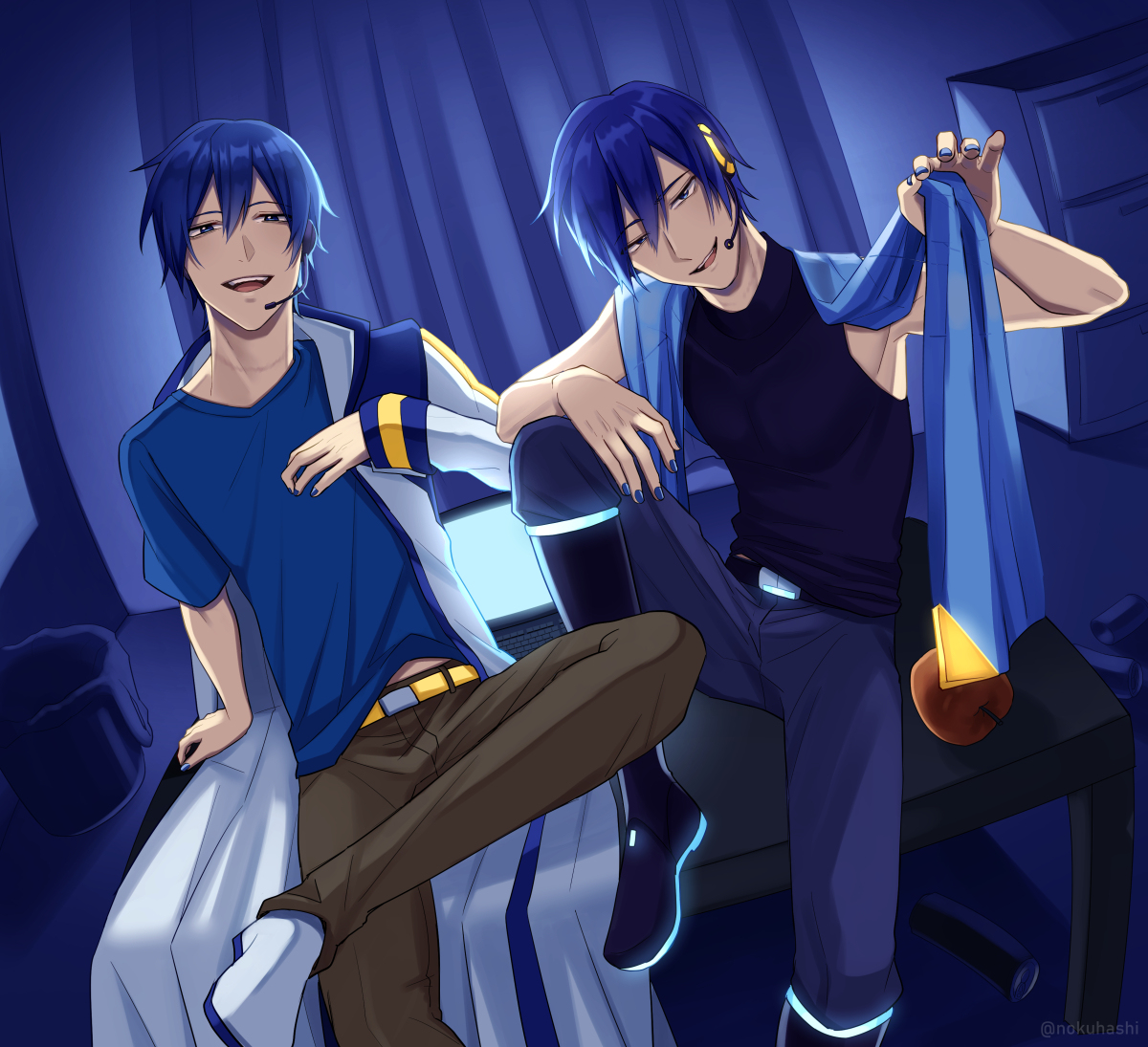 This is a pixiv picture whose title is Convenient Singer.