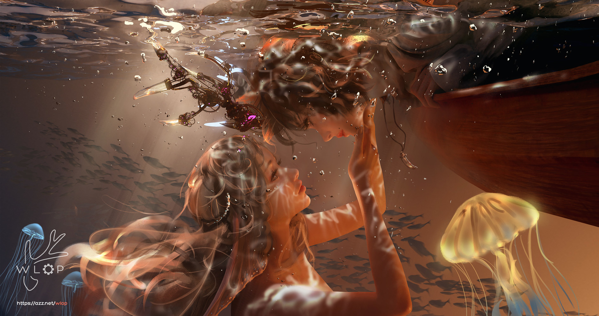 This is a pixiv picture whose title is 夭梦 逆鳞.