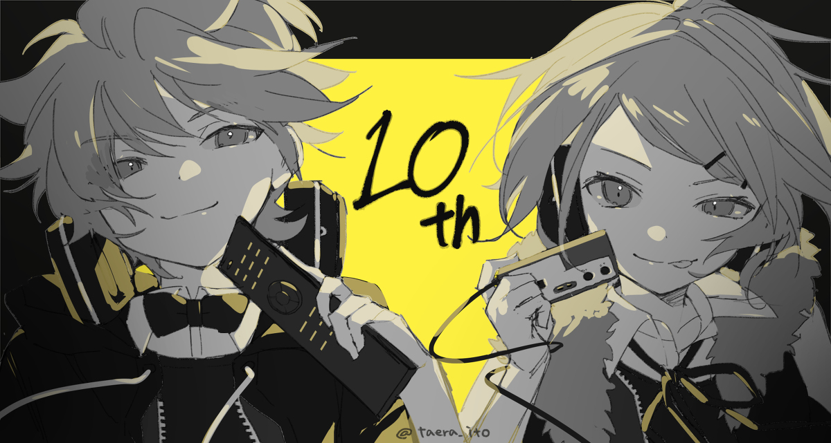 This is a pixiv picture whose title is リモコン10周年.