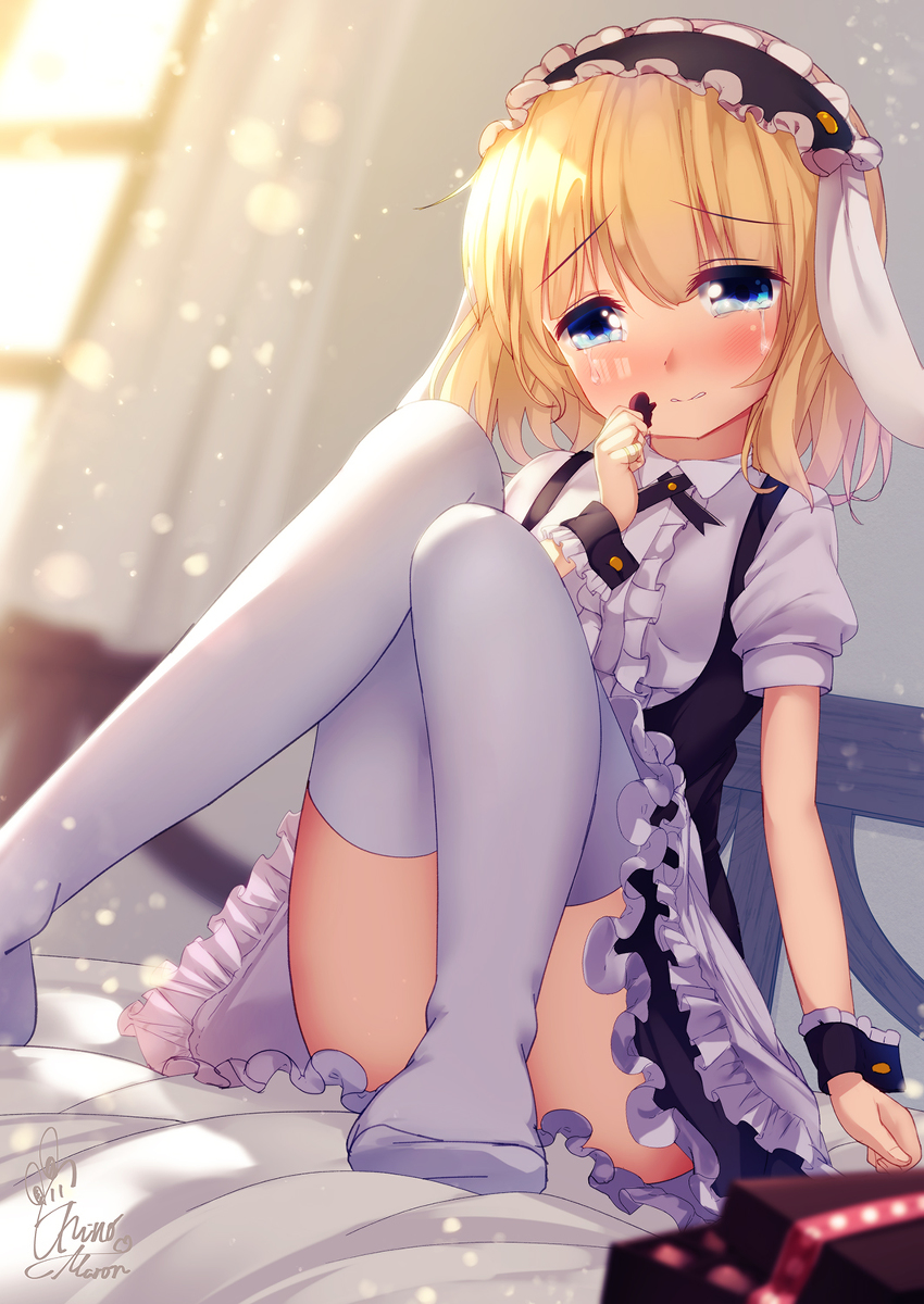 This is a pixiv picture whose title is バレンタインに渡せなかったシャロちゃん.