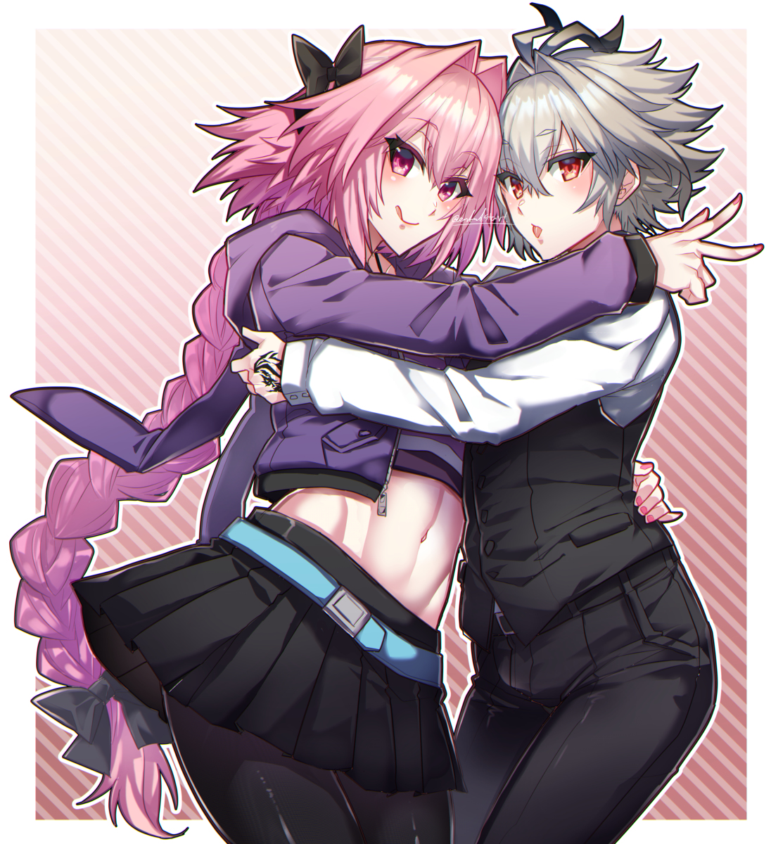This is a pixiv picture whose title is 色塗り練習アスジクちゃん.