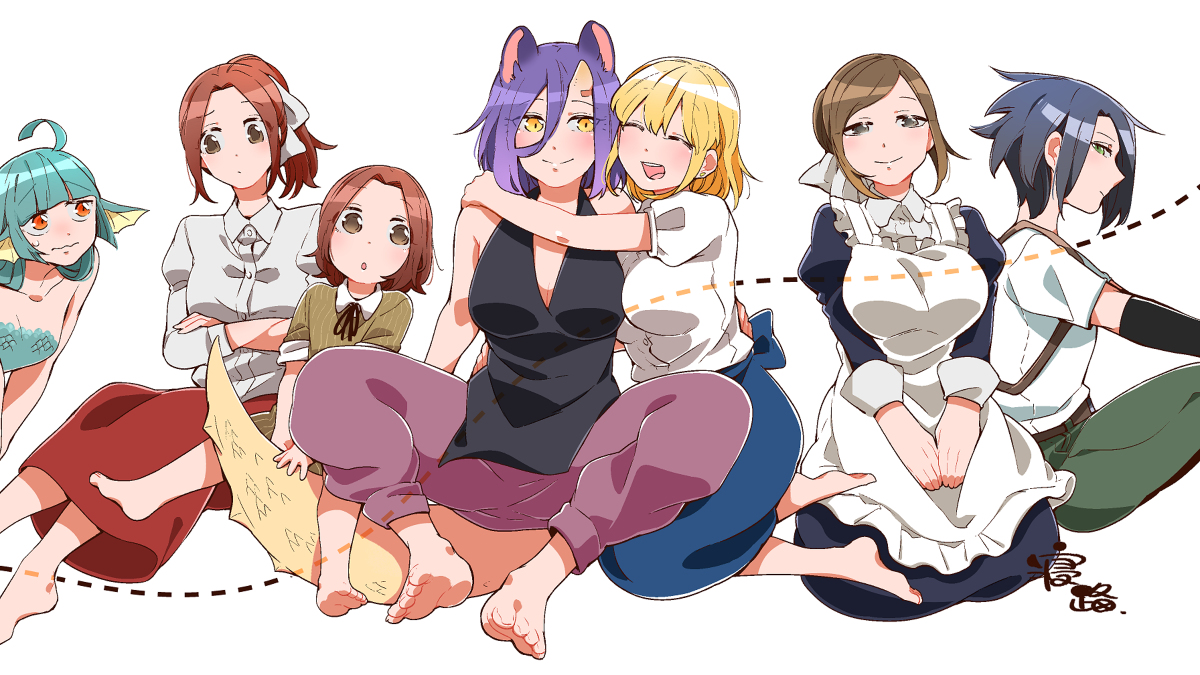 This is a pixiv picture whose title is 【Skeb】ぼっち盲.