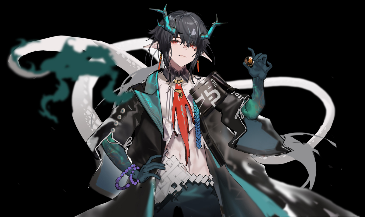This is a pixiv picture whose title is 明日方舟 夕 性转.
