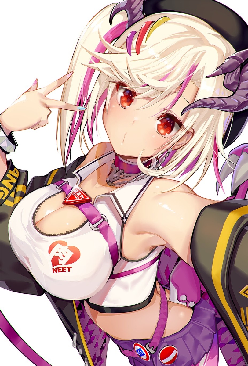 This is a pixiv picture whose title is 葛龍アモ　Vtuberデビュー.