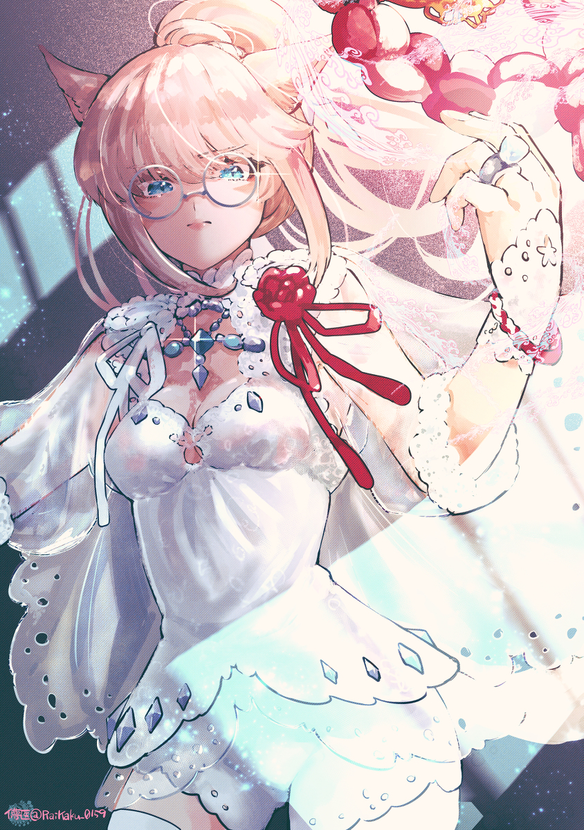 This is a pixiv picture whose title is 【skeb】一見厳しそうな子【よそのこ】.