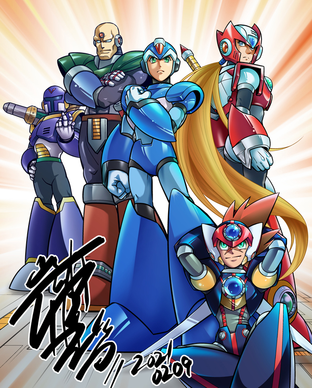 This is a pixiv picture whose title is イレギュラーハンター.