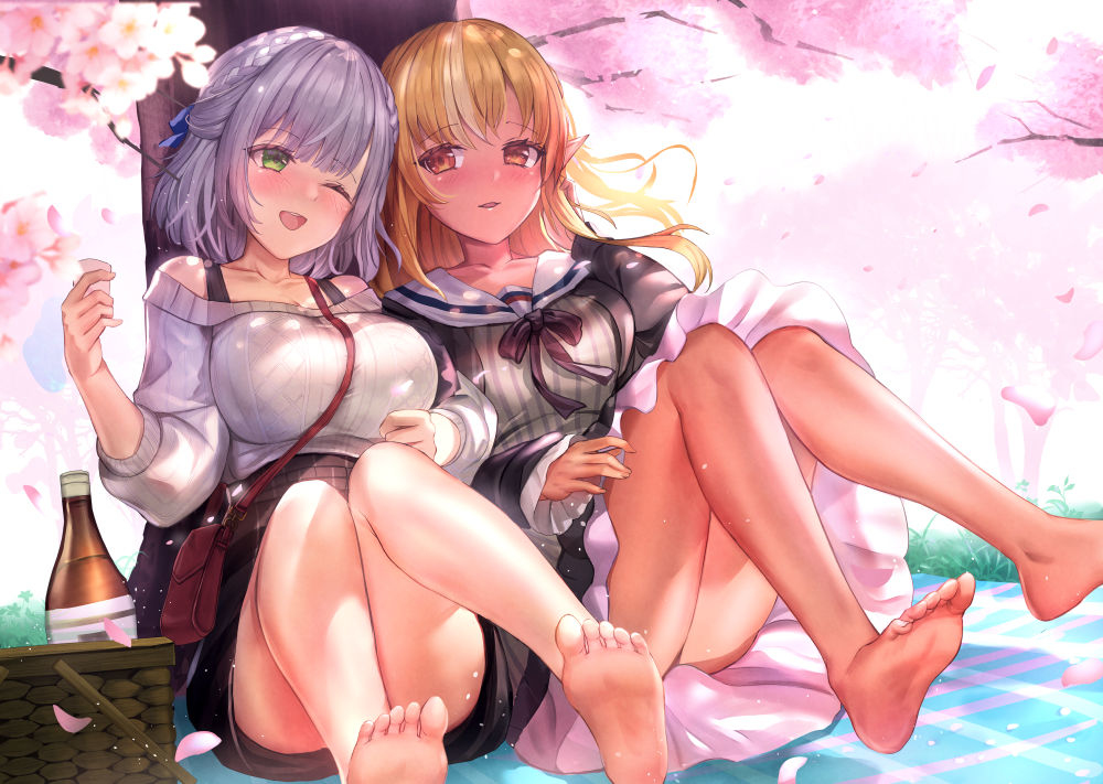 This is a pixiv picture whose title is ノエフレ.