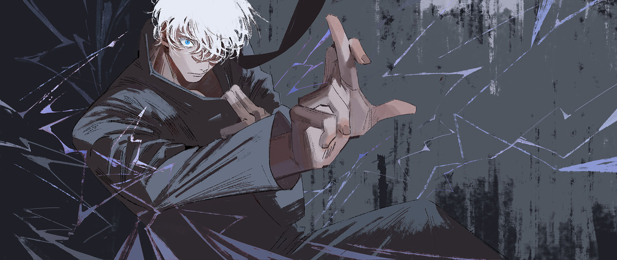 This is a pixiv picture whose title is 呪術廻戦.