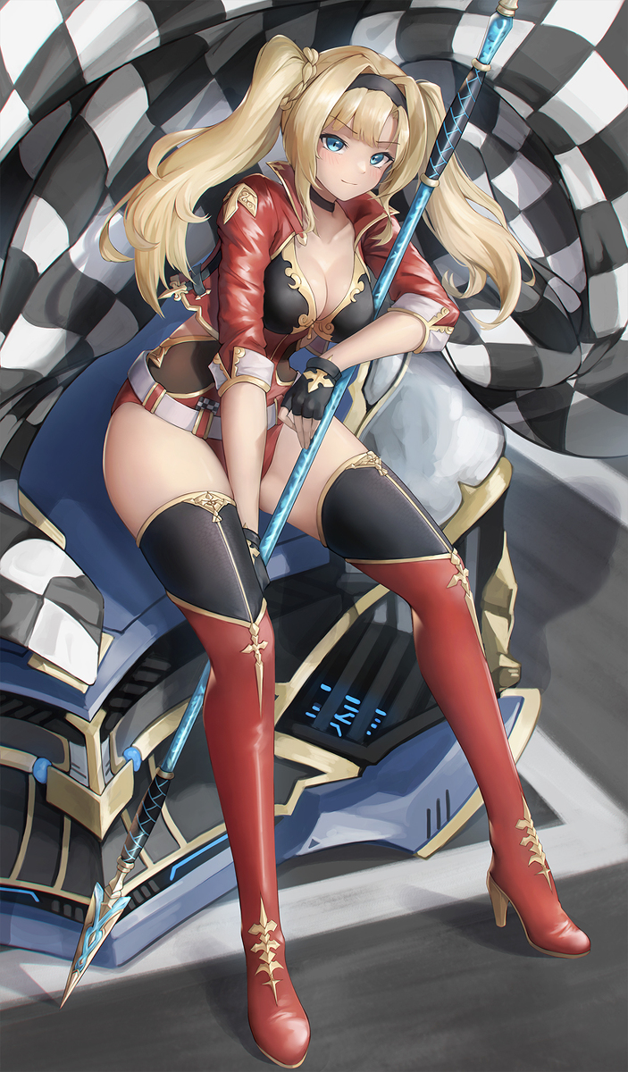 This is a pixiv picture whose title is レースクイーン  ゼタ.
