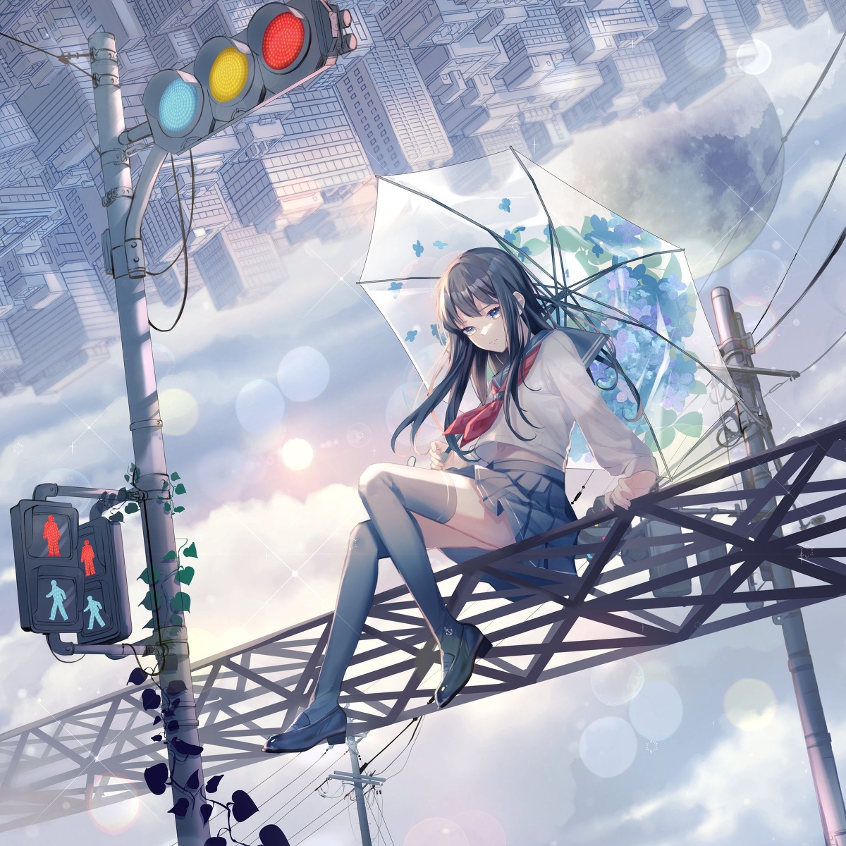 This is a pixiv picture whose title is チルアウト、.