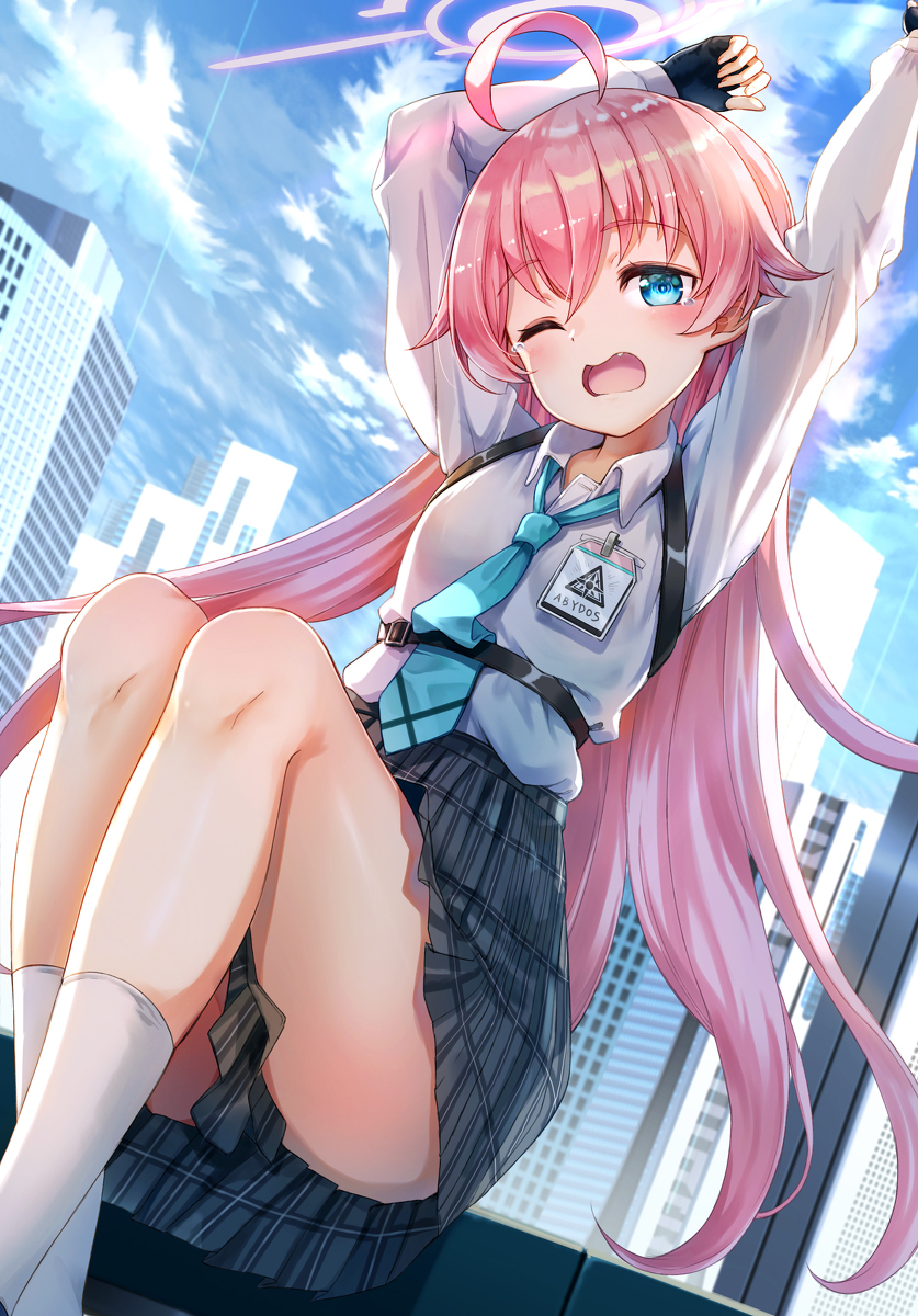 This is a pixiv picture whose title is ホシノ.