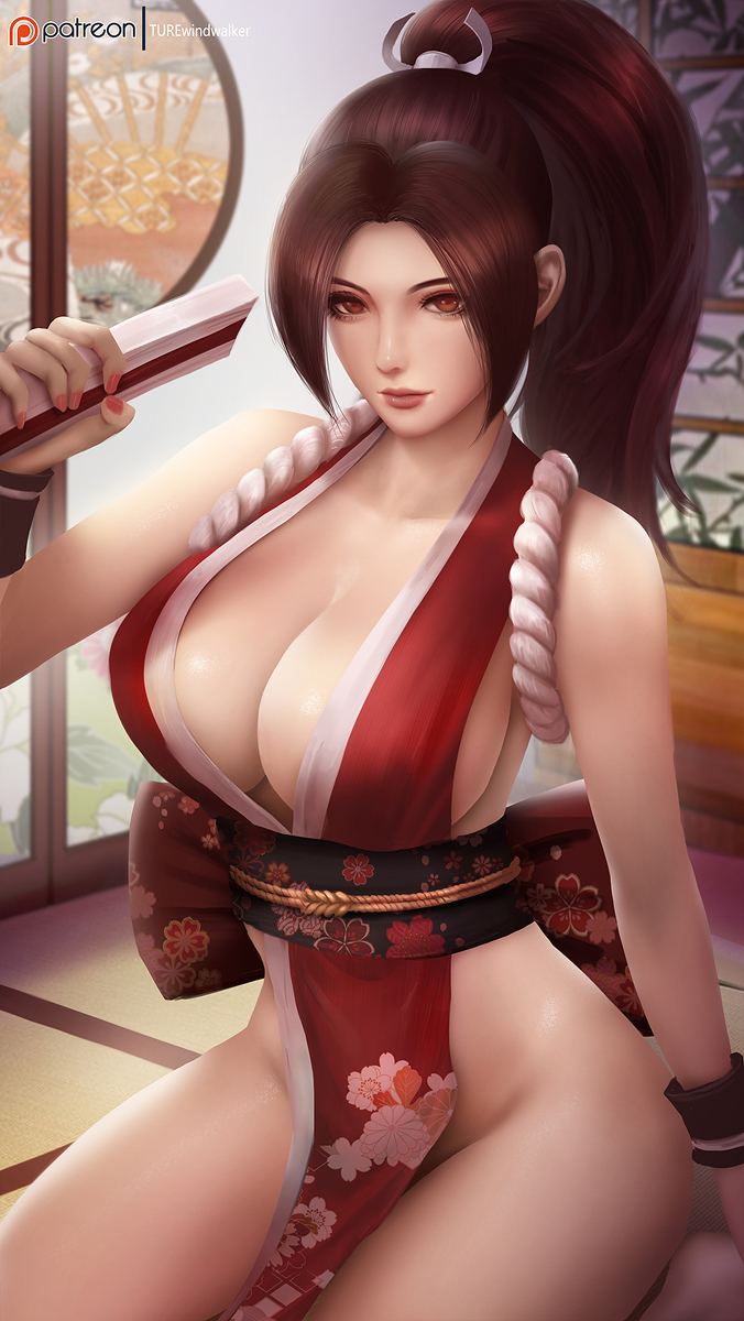 This is a pixiv picture whose title is Mai Shiranui ！.