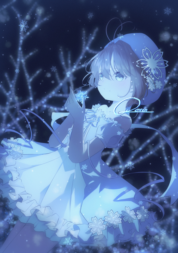 This is a pixiv picture whose title is ❄️.