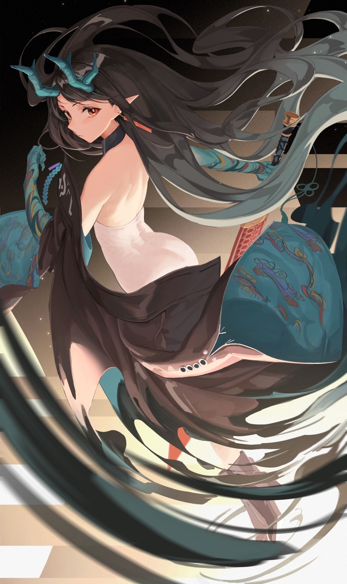 This is a pixiv picture whose title is 夕.