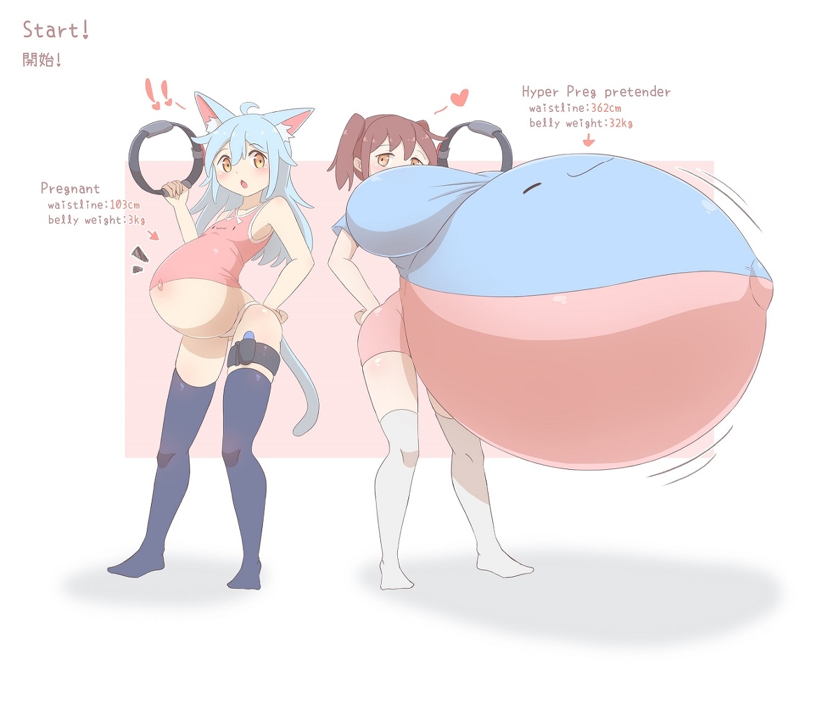 This is a pixiv picture whose title is Training!?.