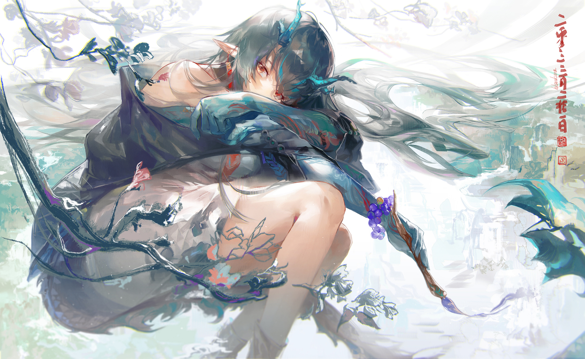 This is a pixiv picture whose title is 梦如人生，梦入长卷。.