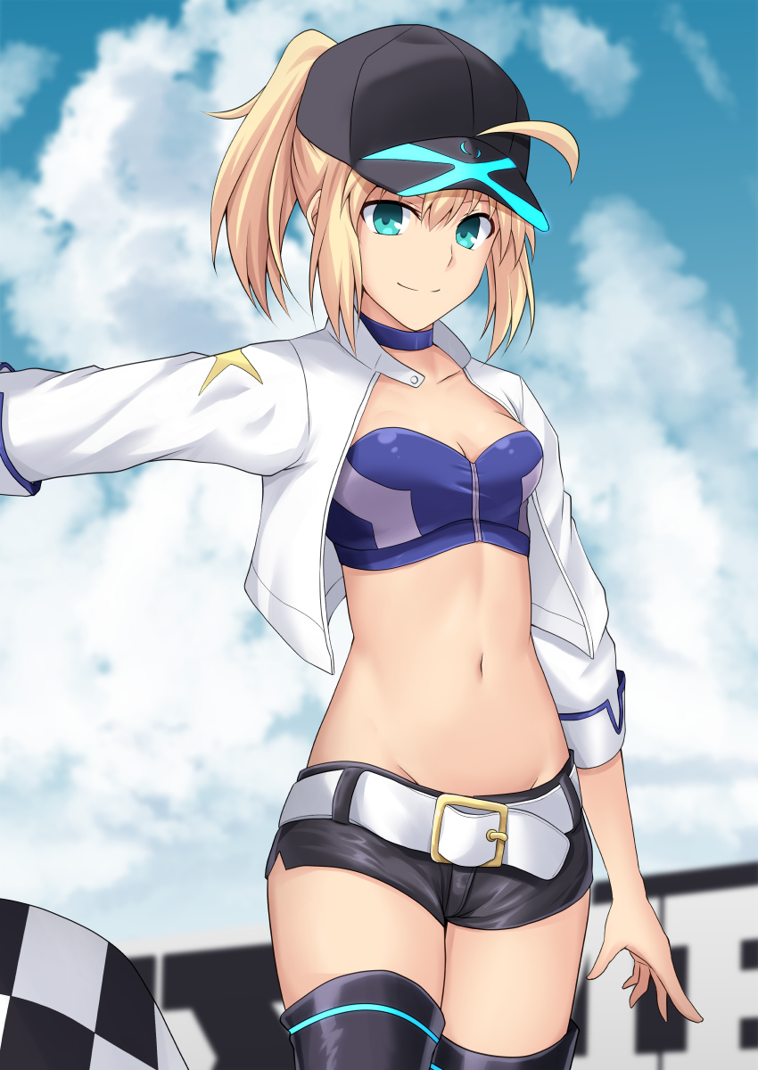 This is a pixiv picture whose title is 謎のレースクイーンX.