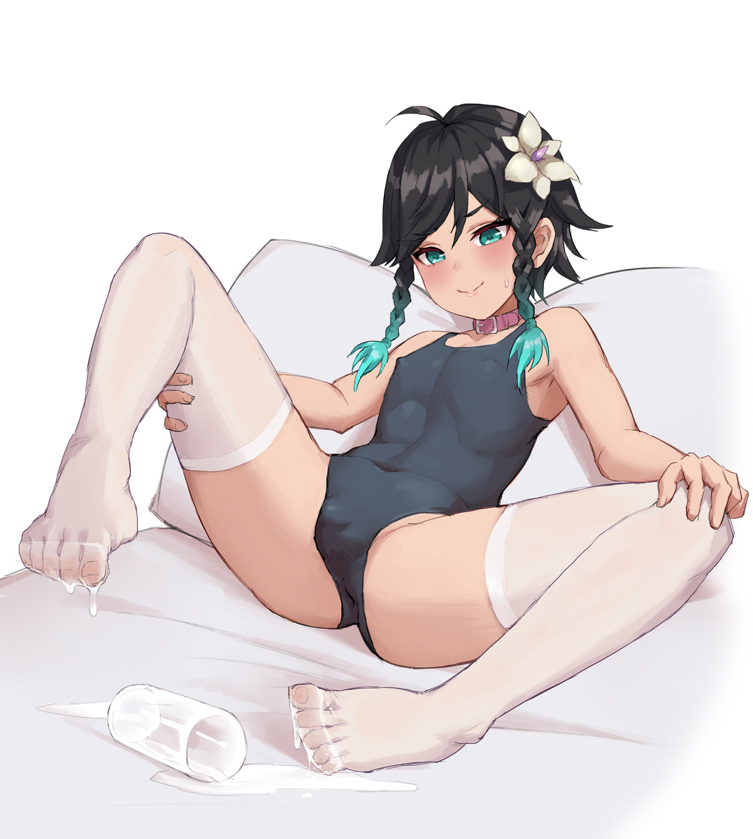 This is a pixiv picture whose title is venti  milk.