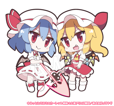 This is a pixiv picture whose title is スカーレット姉妹.