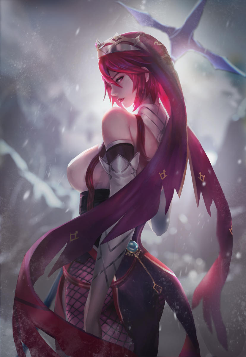 This is a pixiv picture whose title is ロサリア.