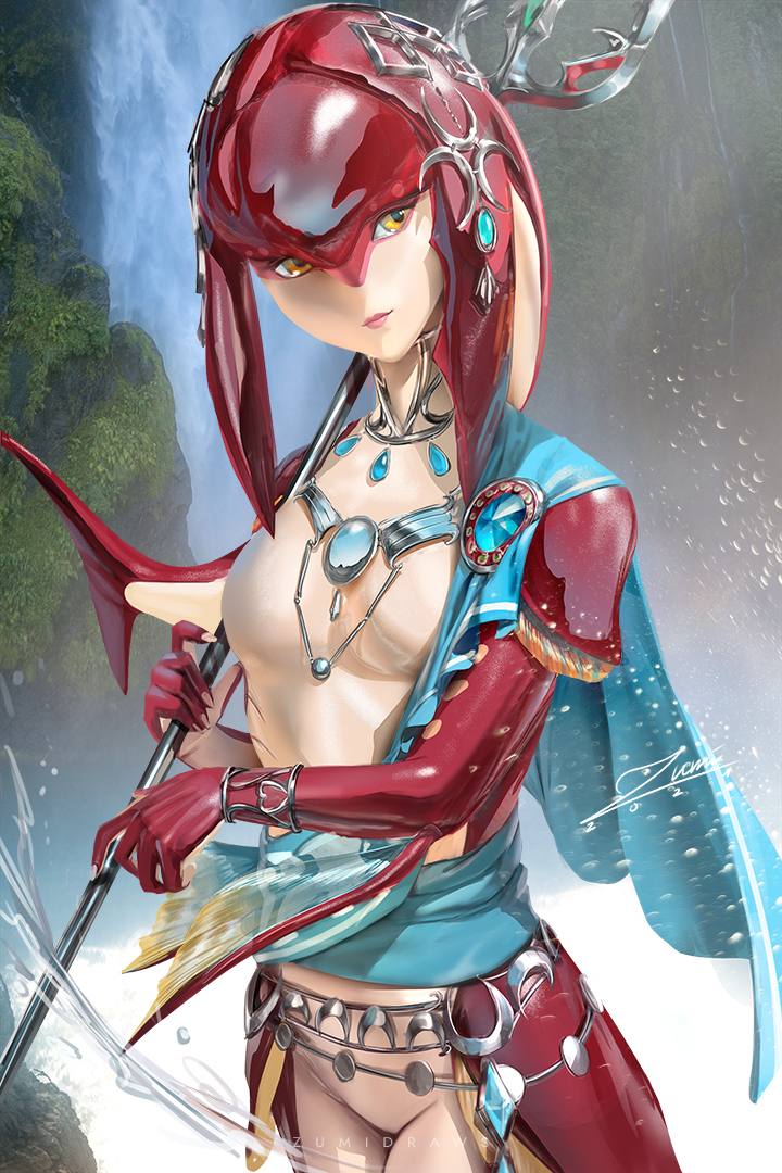 This is a pixiv picture whose title is Mipha.