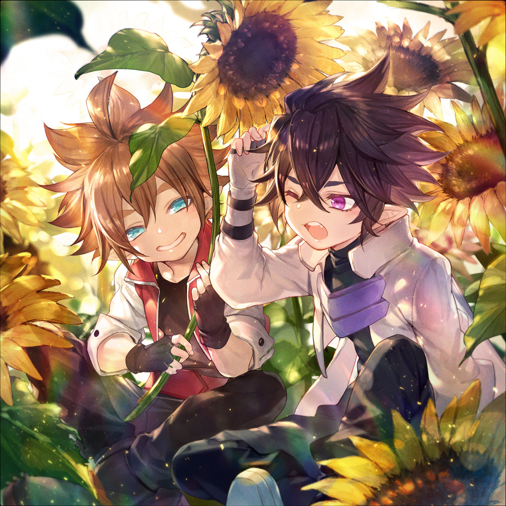 This is a pixiv picture whose title is 🌻🌻.